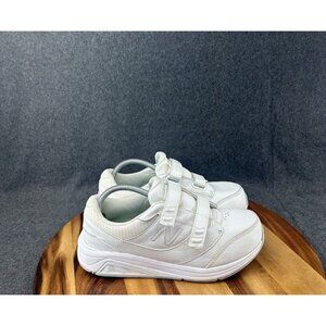 New Balance 928 V3 Hook And Loop Walking Shoe White Womens 10D No Insoles